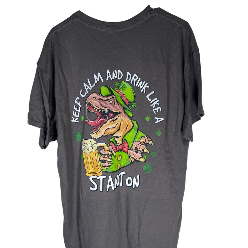 Dinosaur St Patrick’s Graphic T Shirt Size XL